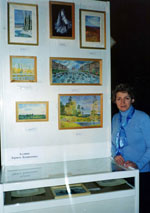 Адлина Лариса. Выставка в МГУ, главное здание 2004